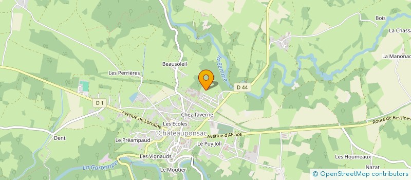 localisation de l'entreprise MONSIEUR ERIC GUERAUD à SAINT-SORNIN-LEULAC