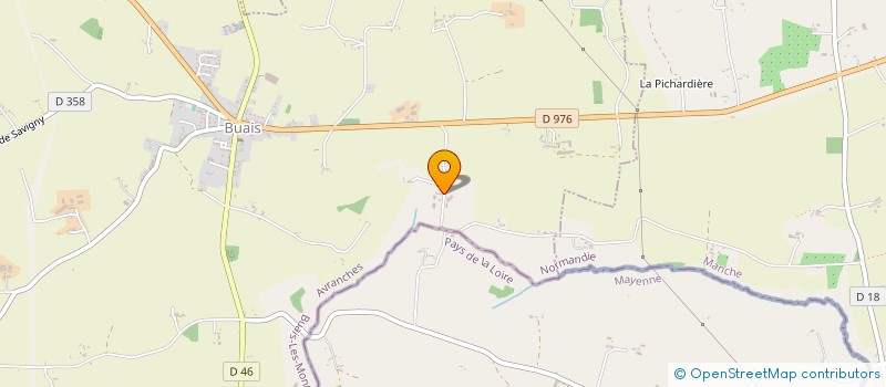 localisation de l'entreprise MONSIEUR ERIC GUERIN  BUAIS-LES-MONTS