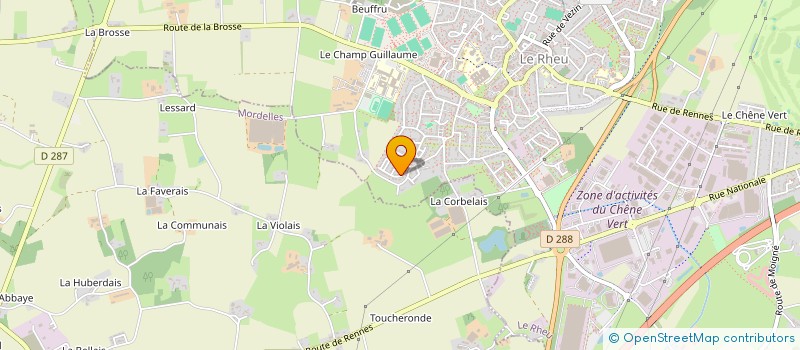 localisation de l'entreprise MONSIEUR ERIC GUERMAH  LE RHEU