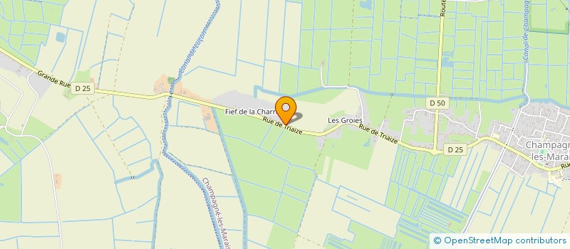 localisation de l'entreprise MONSIEUR ERIC GUET  CHAMPAGNE-LES-MARAIS