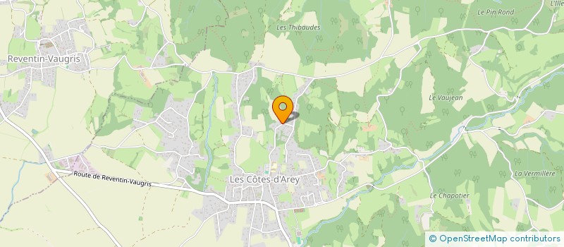 localisation de l'entreprise MONSIEUR ERIC GUET  LES COTES-D'AREY