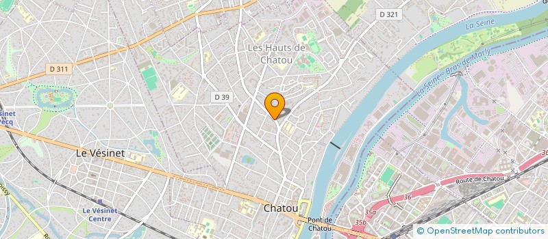 localisation de l'entreprise MONSIEUR ERIC GUEZ  CHATOU