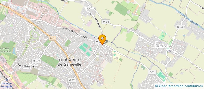 localisation de l'entreprise MONSIEUR ERIC GUIDOLIN à SAINT-ORENS-DE-GAMEVILLE