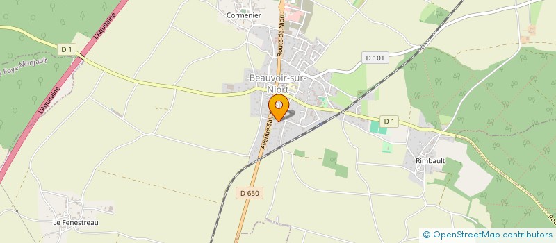 localisation de l'entreprise MONSIEUR ERIC GUILLEMOT  MAUZE-SUR-LE-MIGNON