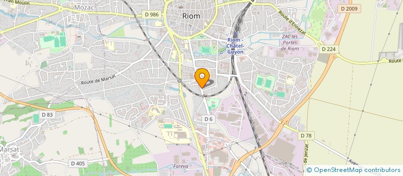 localisation de l'entreprise MONSIEUR ERIC GUILLET  RIOM