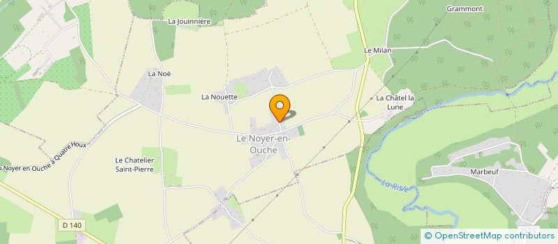 localisation de l'entreprise MONSIEUR ERIC GUILLON  LE NOYER-EN-OUCHE