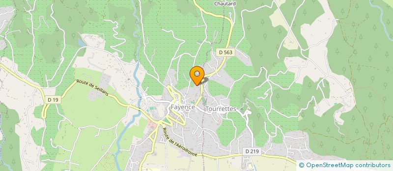 localisation de l'entreprise MONSIEUR ERIC GUILLOT  FAYENCE