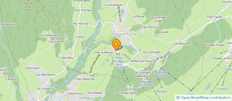 localisation de l'entreprise MONSIEUR ERIC GUINOT  HABERE-LULLIN