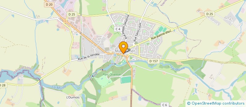 localisation de l'entreprise MONSIEUR ERIC GUITTET  MAULEVRIER