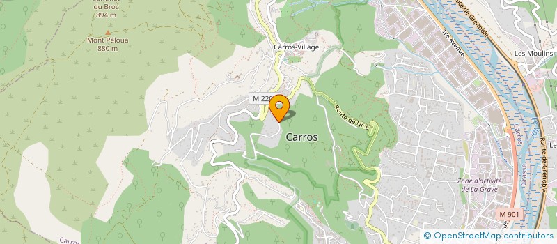 localisation de l'entreprise MONSIEUR ERIC GUIZOL à CARROS