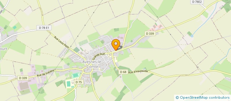 localisation de l'entreprise MONSIEUR ERIC GURNE  AVESNES-LE-COMTE