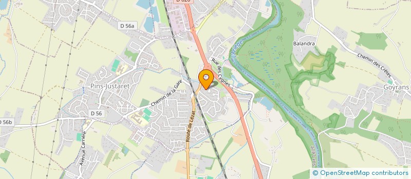 localisation de l'entreprise MONSIEUR ERIC HAHNSCHUTZ  PINS-JUSTARET