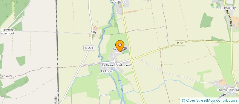 localisation de l'entreprise MONSIEUR ERIC HAMARD  MORTEAUX-COULIBUF