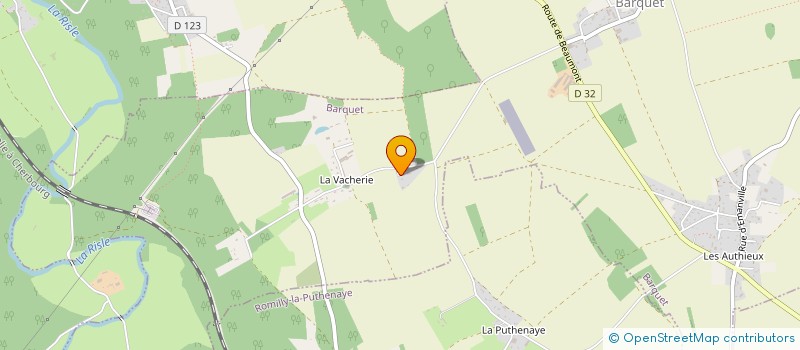 localisation de l'entreprise MONSIEUR ERIC HAMELET  BARQUET