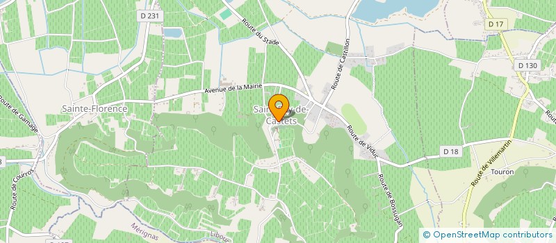 localisation de l'entreprise MONSIEUR ERIC HAMET  SAINT-PEY-DE-CASTETS