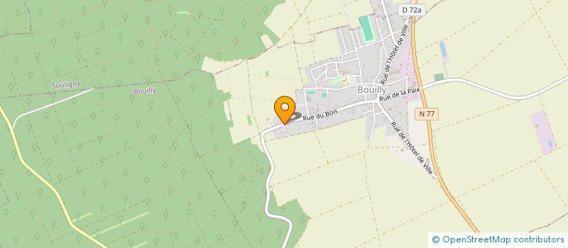 localisation de l'entreprise MONSIEUR ERIC HAMY  BOUILLY