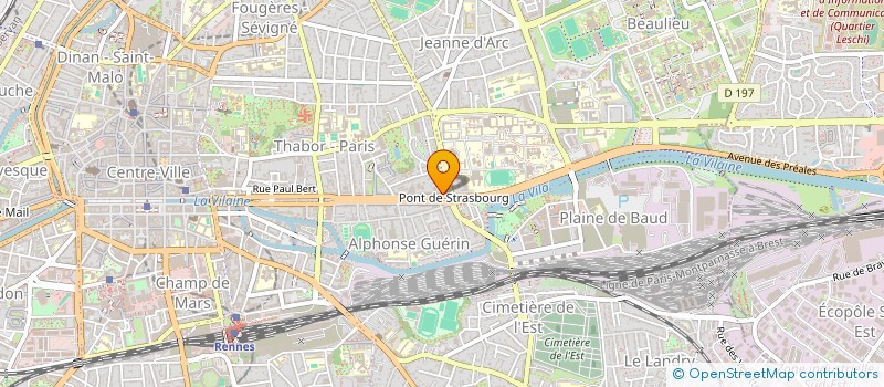 localisation de l'entreprise MONSIEUR ERIC HANESSE  RENNES