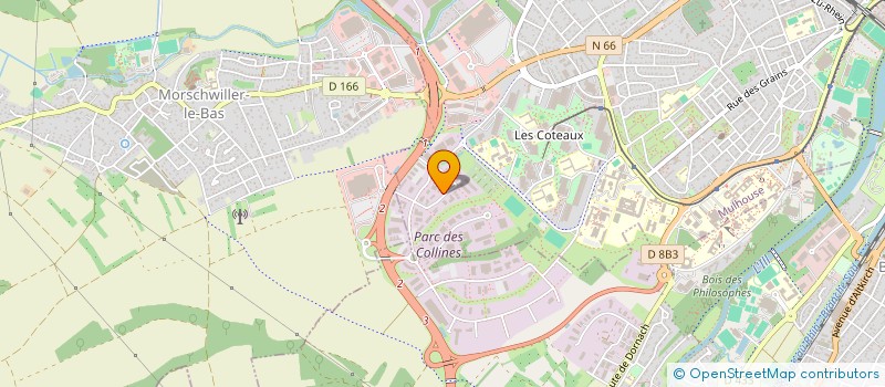 localisation de l'entreprise MONSIEUR ERIC HANSSER à MULHOUSE