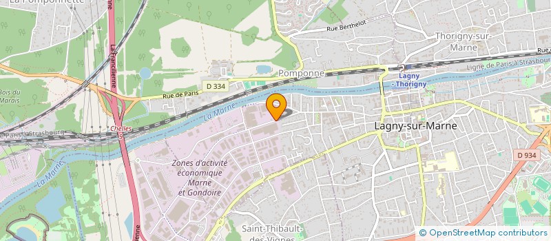 localisation de l'entreprise MONSIEUR ERIC HANTSON  LE RAINCY