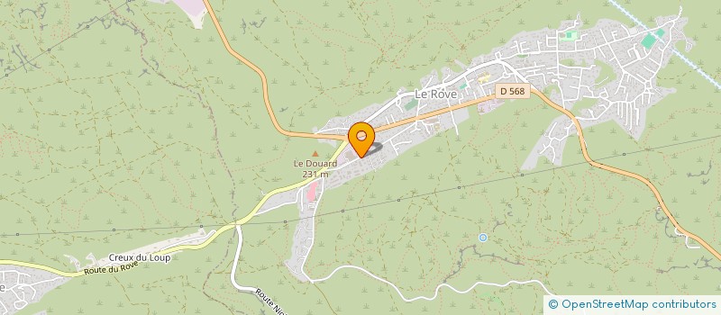 localisation de l'entreprise MONSIEUR ERIC HARMS  LE ROVE