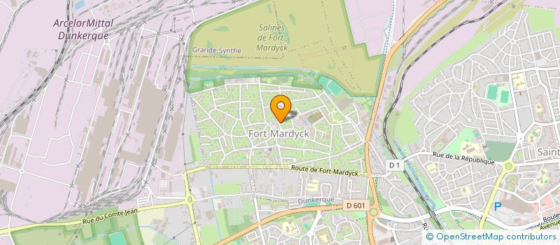 localisation de l'entreprise MONSIEUR ERIC HARS à DUNKERQUE