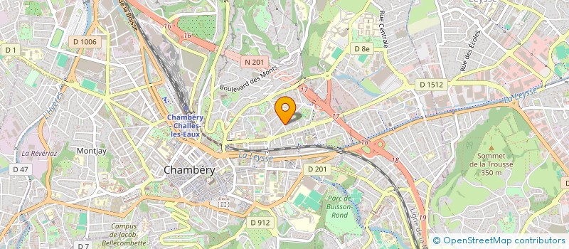 localisation de l'entreprise MONSIEUR ERIC HARTMANN  CHAMBERY