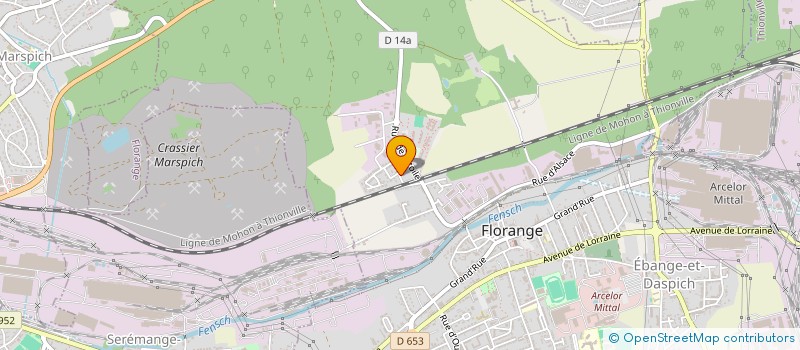 localisation de l'entreprise MONSIEUR ERIC HASSAN  FLORANGE