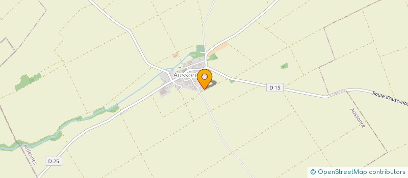 localisation de l'entreprise MONSIEUR ERIC HAUET  AUSSONCE