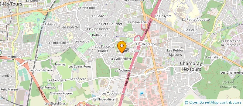 localisation de l'entreprise MONSIEUR ERIC HAULBERT  CHAMBRAY-LES-TOURS