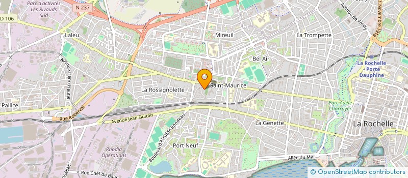 localisation de l'entreprise MONSIEUR ERIC HAUSWALD  LA ROCHELLE