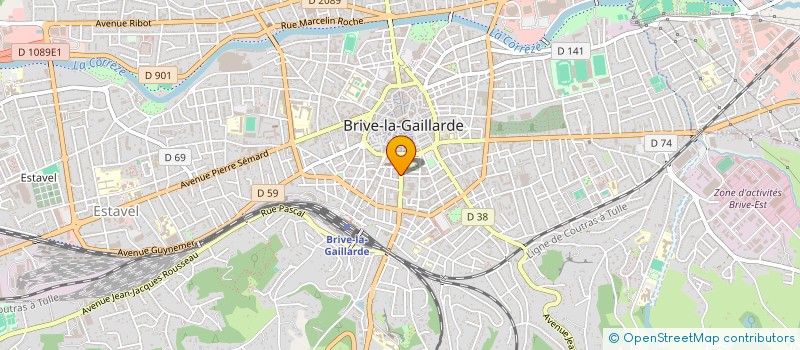 localisation de l'entreprise MONSIEUR ERIC HAUTBOIS à BRIVE-LA-GAILLARDE