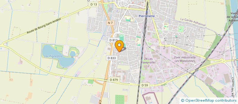 localisation de l'entreprise MONSIEUR ERIC HAUTION  PIERRELATTE