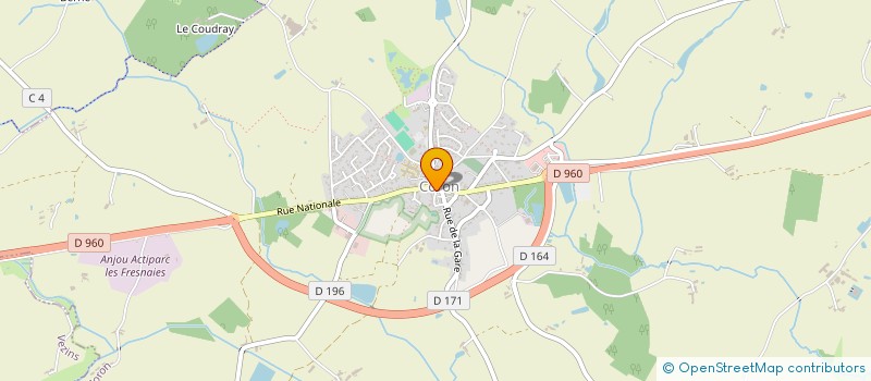 localisation de l'entreprise MONSIEUR ERIC HAVAS  CORON