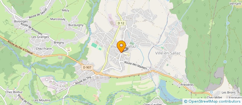 localisation de l'entreprise MONSIEUR ERIC HAVY  VIUZ-EN-SALLAZ