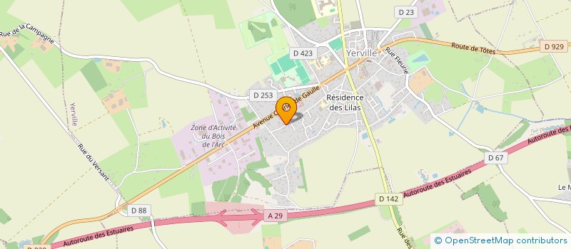 localisation de l'entreprise MONSIEUR ERIC HEBERT à YERVILLE