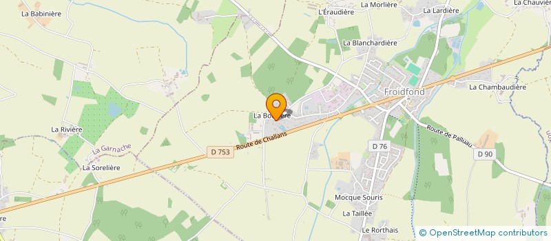 localisation de l'entreprise MONSIEUR ERIC HEBERT  FROIDFOND