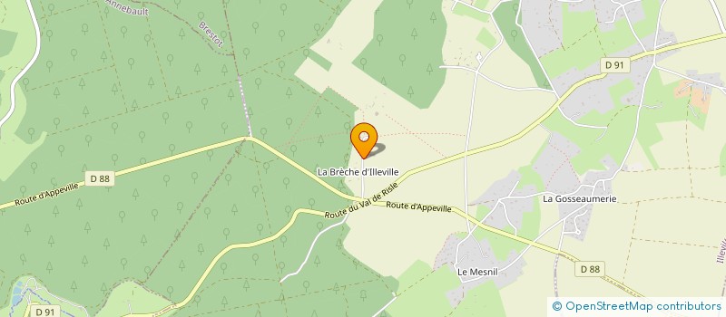 localisation de l'entreprise MONSIEUR ERIC HEBERT  ILLEVILLE-SUR-MONTFORT