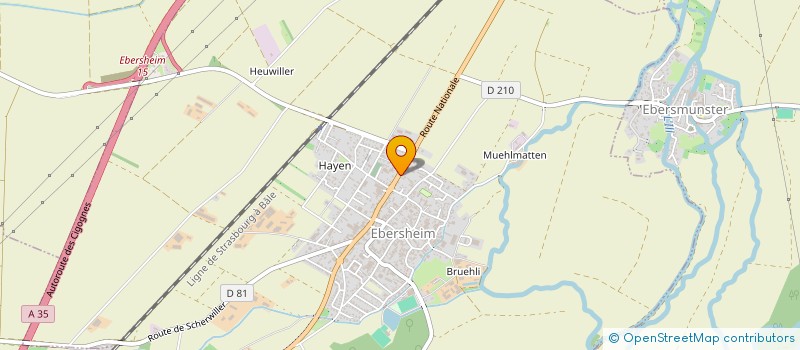 localisation de l'entreprise MONSIEUR ERIC HEINRICH  EBERSHEIM