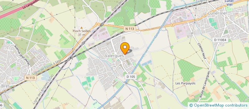 localisation de l'entreprise MONSIEUR ERIC HENLEE  VALERGUES