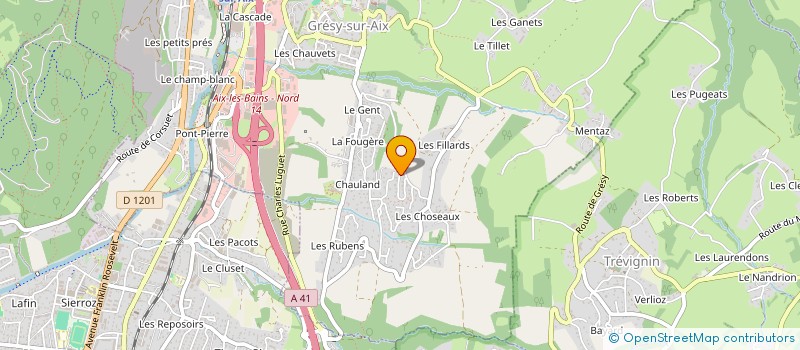 localisation de l'entreprise MONSIEUR ERIC HENNEQUIN  GRESY-SUR-AIX