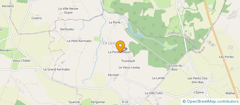 localisation de l'entreprise MONSIEUR ERIC HENRY à LE LESLAY