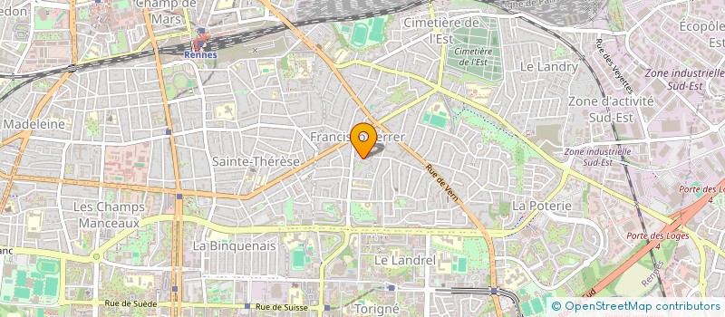 localisation de l'entreprise MONSIEUR ERIC HENRY  RENNES