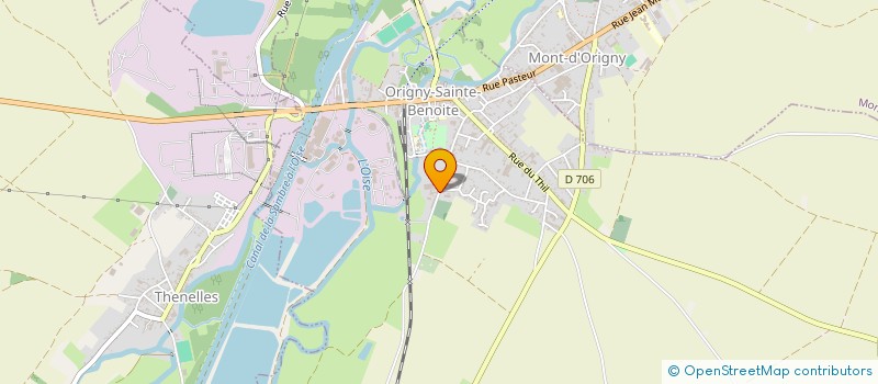 localisation de l'entreprise MONSIEUR ERIC HENRY  ORIGNY-SAINTE-BENOITE