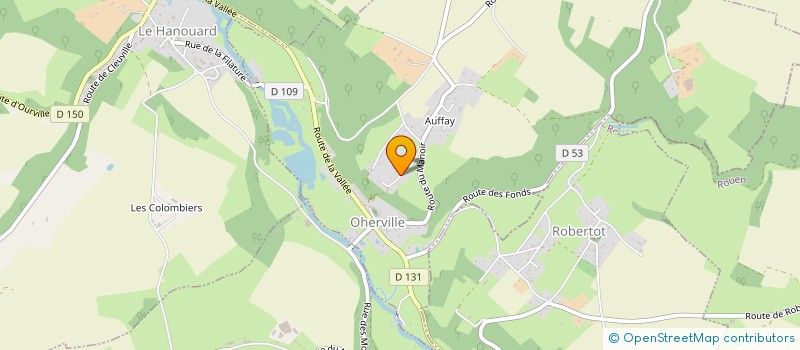 localisation de l'entreprise MONSIEUR ERIC HERANVAL  OHERVILLE