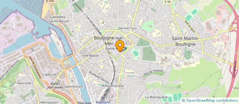 localisation de l'entreprise MONSIEUR ERIC HERBEZ à BOULOGNE-SUR-MER