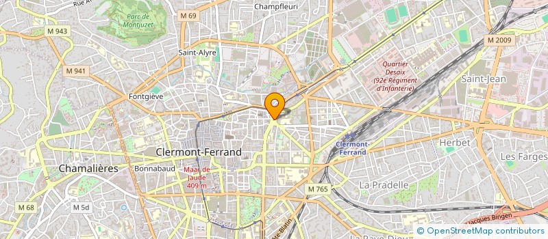 localisation de l'entreprise MONSIEUR ERIC HERCHEL à CLERMONT-FERRAND