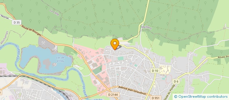 localisation de l'entreprise MONSIEUR ERIC HERITIER  SAINT-AMAND-MONTROND