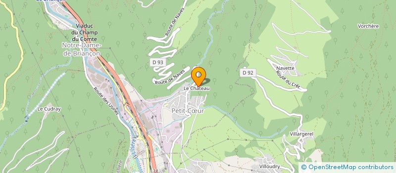 localisation de l'entreprise MONSIEUR ERIC HERNANDEZ  LES AVANCHERS VALMOREL