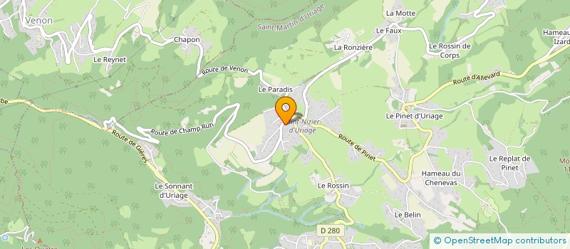 localisation de l'entreprise MONSIEUR ERIC HERVIEU à SAINT-MARTIN-D'URIAGE