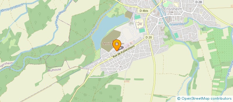 localisation de l'entreprise MONSIEUR ERIC HILT  ENSISHEIM